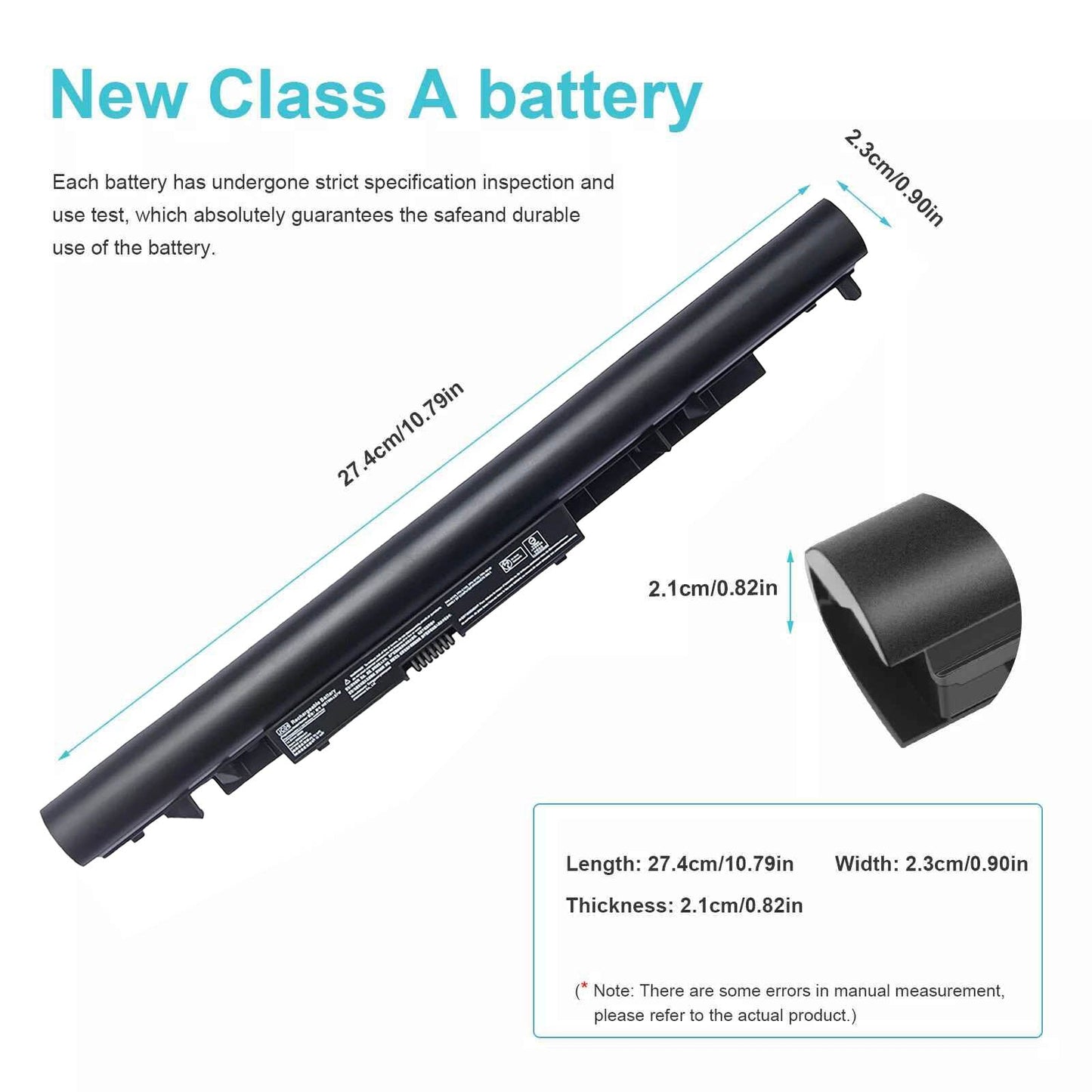 Laptop Battery 2850mAh 41.6Wh Replacement for HP 15-bs025nx 15-bs071nia 15-bs640ur Battery