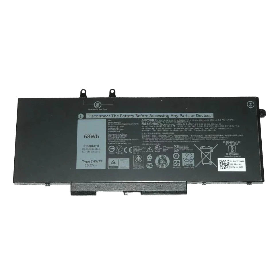 Laptop Battery 4250mAh 68Wh 4-Cell Replacement for Dell Precision 3541