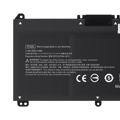 Laptop Battery 3630mAh 41.9Wh 3-Cell Replacement for HP 14-bp008tu 14-bp061na Battery