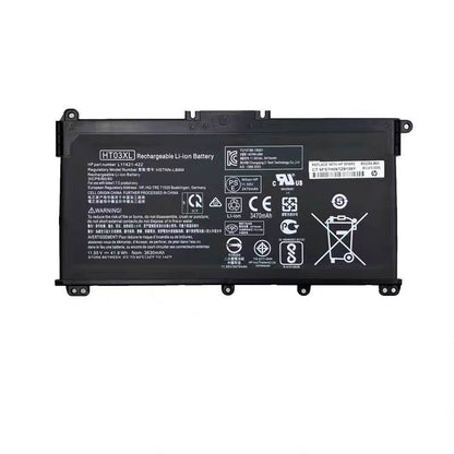Laptop Battery 3470mAh 41.9Wh Replacement for HP Notebook 15-da1005ns 15-da1034ns Battery